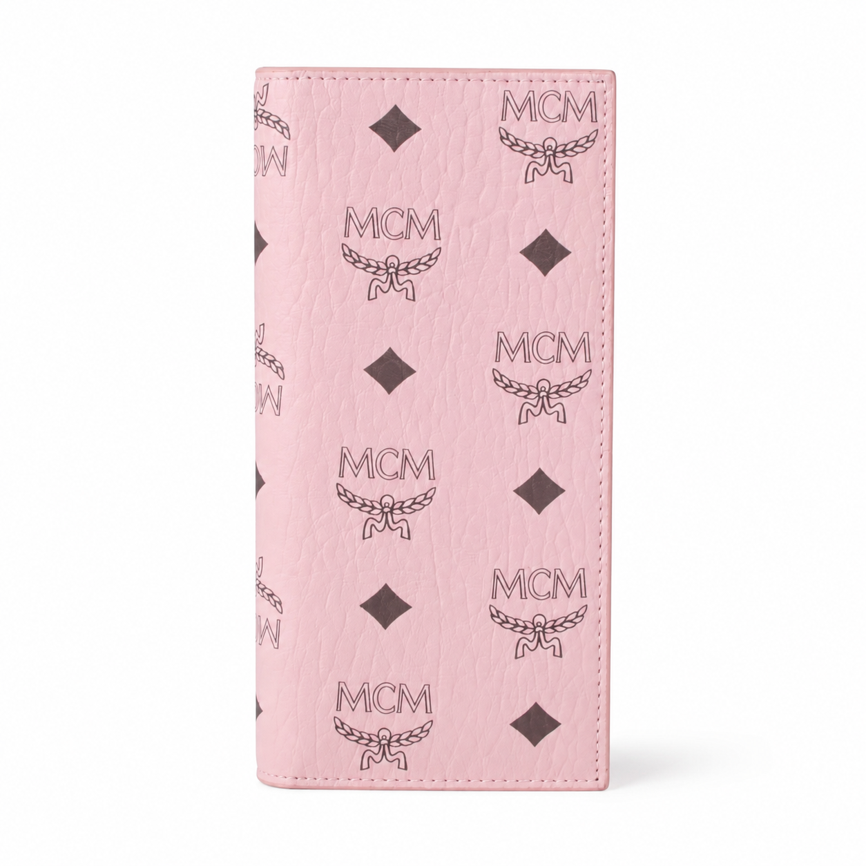 MCM Visetos Original Long Wallet - Pink