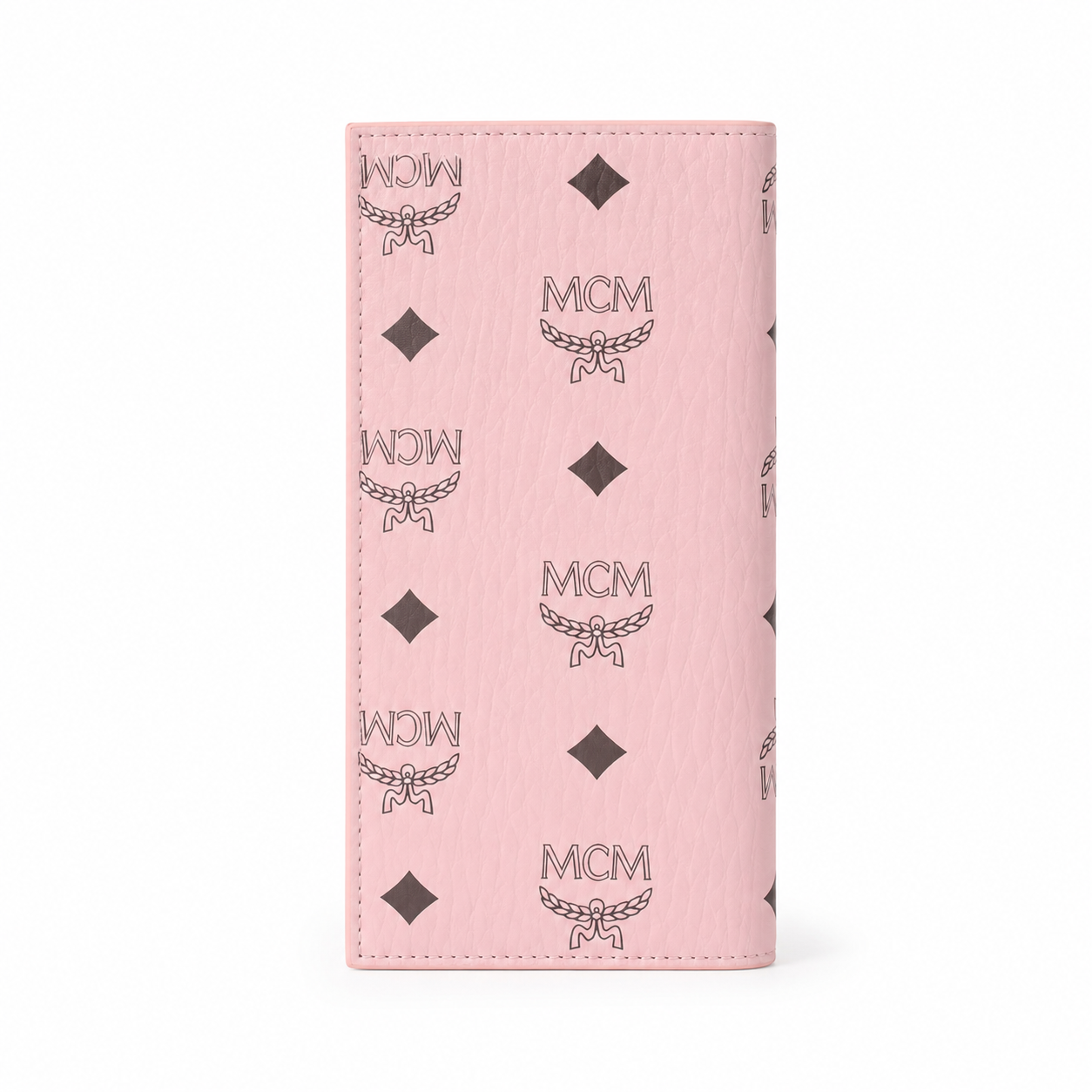 MCM Visetos Original Long Wallet - Pink