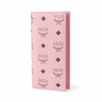 MCM Visetos Original Long Wallet - Pink