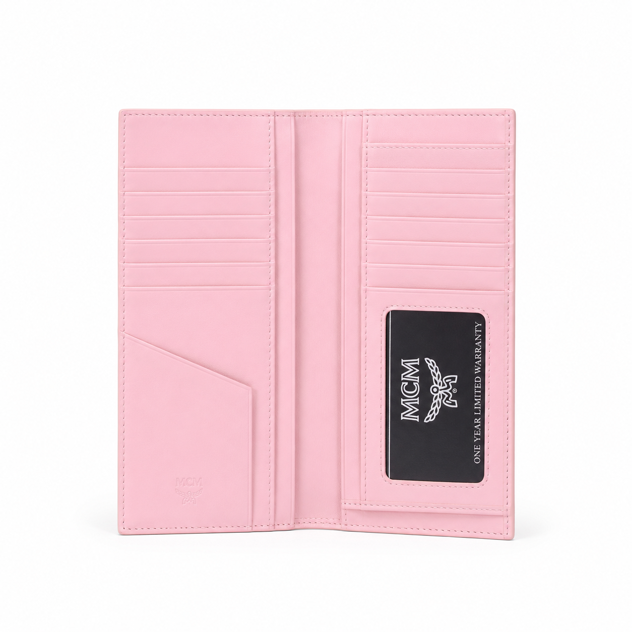 MCM Visetos Original Long Wallet - Pink