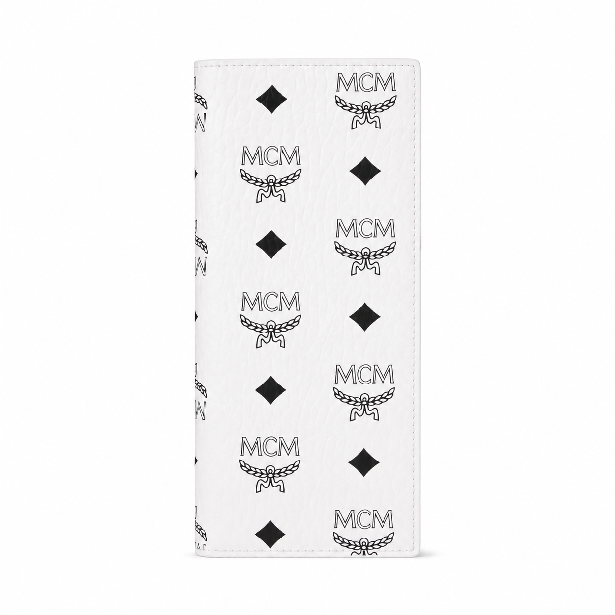 MCM Visetos Original Long Wallet – White