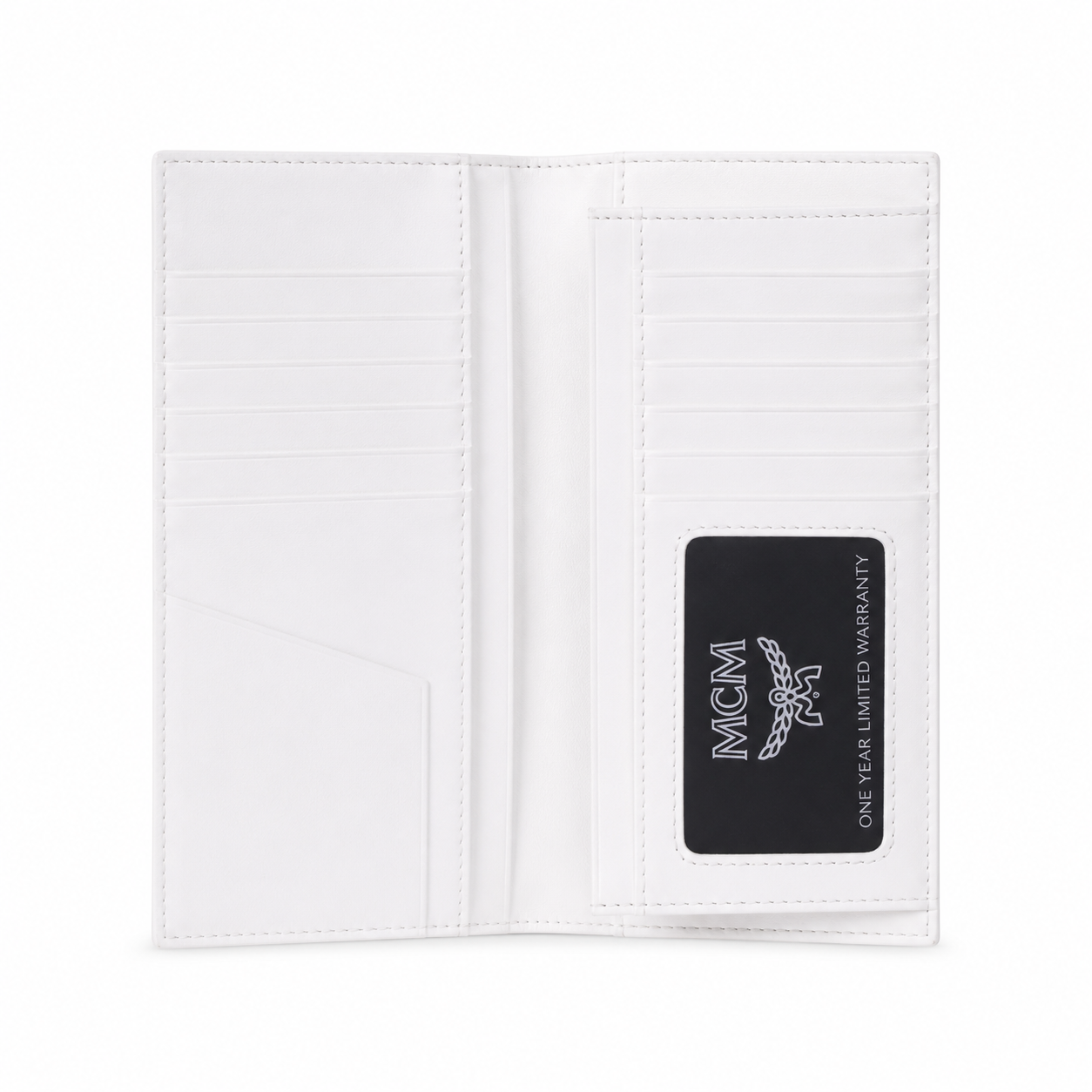 MCM Visetos Original Long Wallet – White