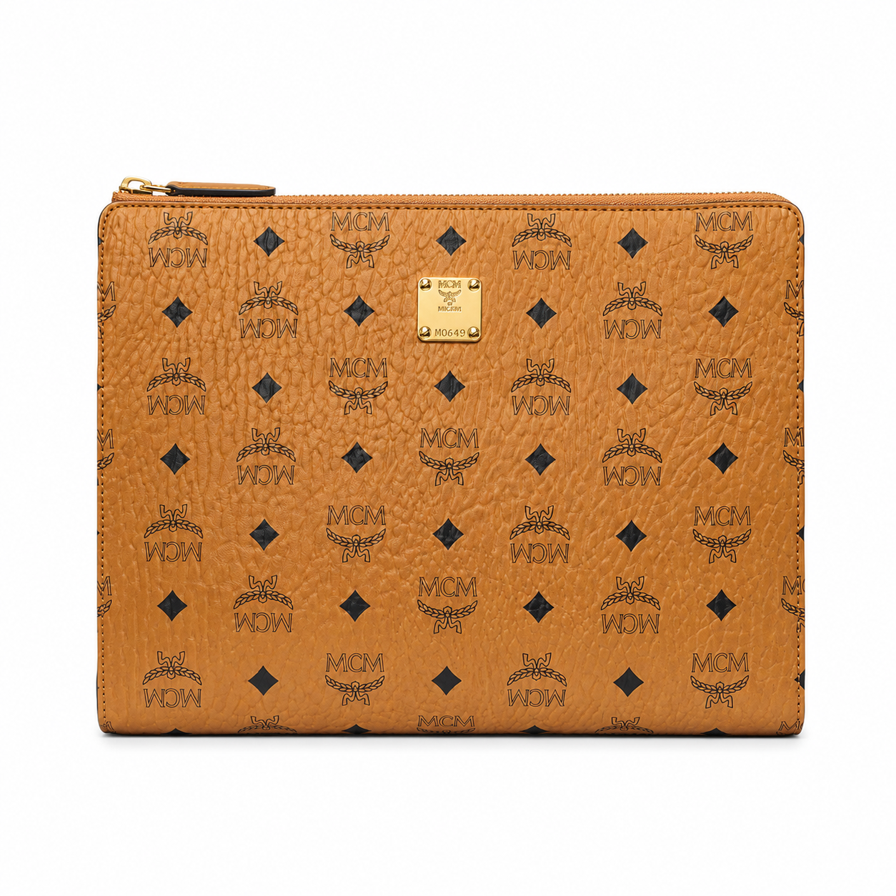 MCM Visetos Original Medium Pouch – Cognac
