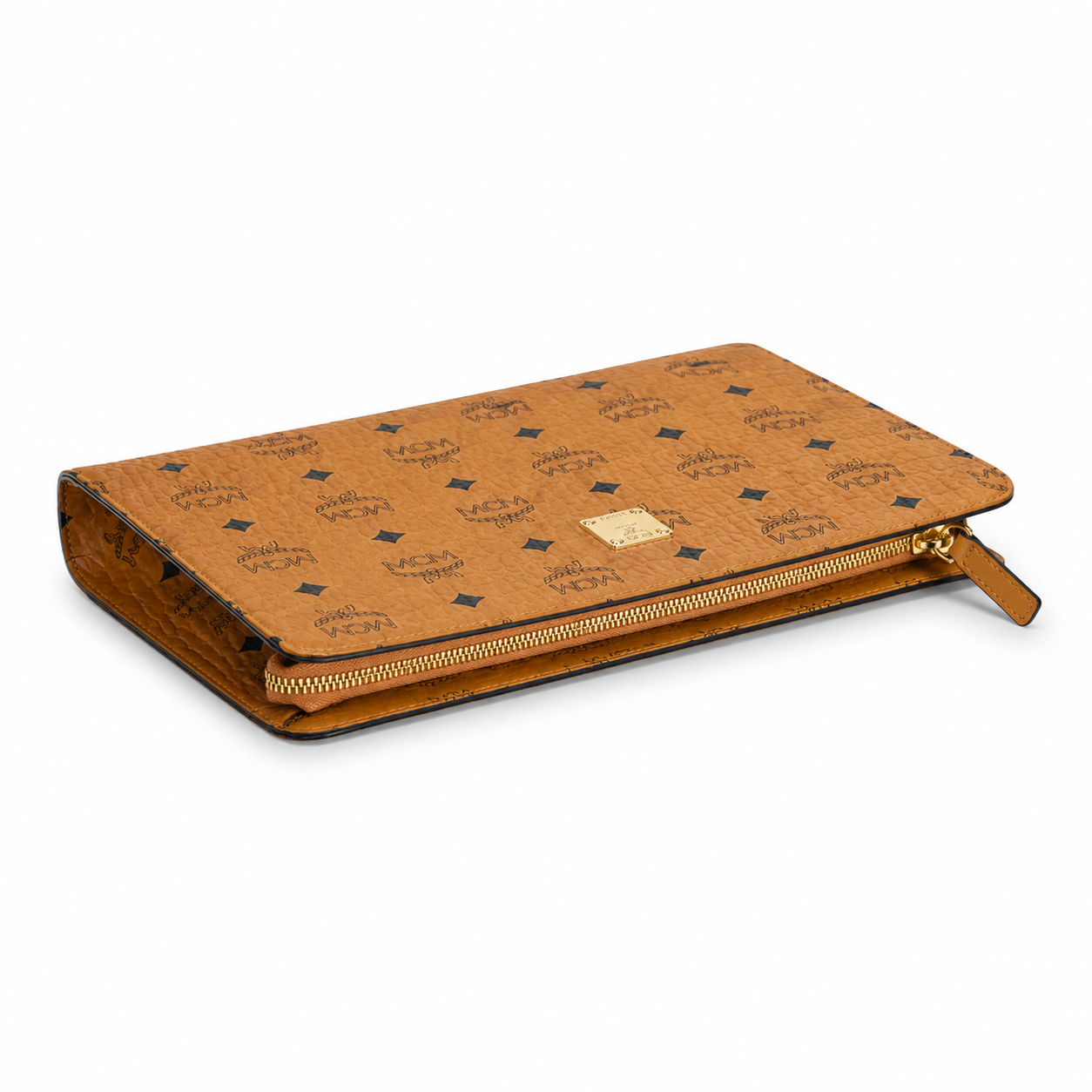 MCM Visetos Original Medium Pouch – Cognac