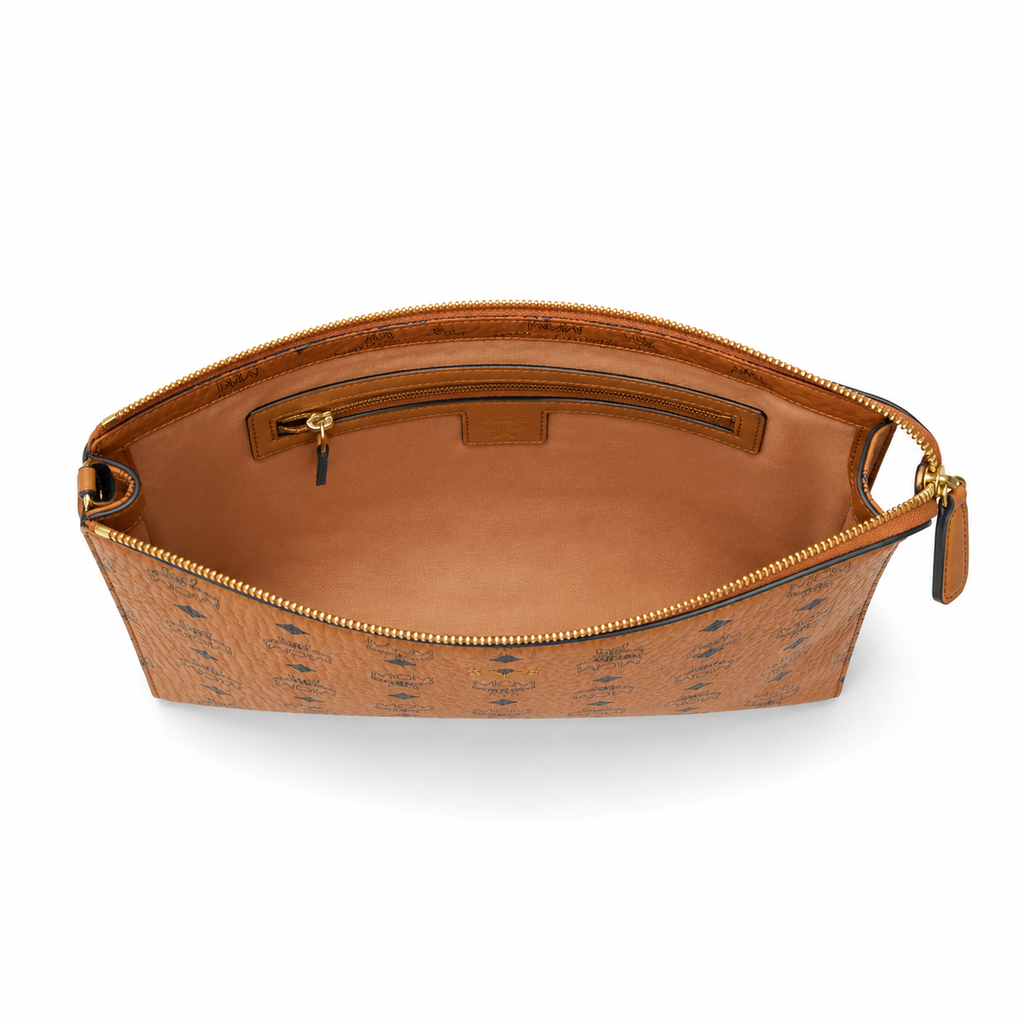 MCM Visetos Original Medium Pouch – Cognac
