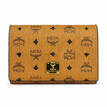 MCM Visetos Original Trifold Wallet – Cognac