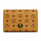 MCM Visetos Original Trifold Wallet – Cognac
