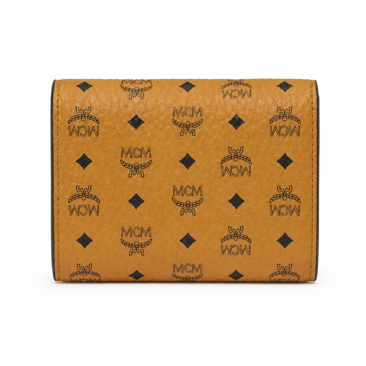 MCM Visetos Original Trifold Wallet – Cognac