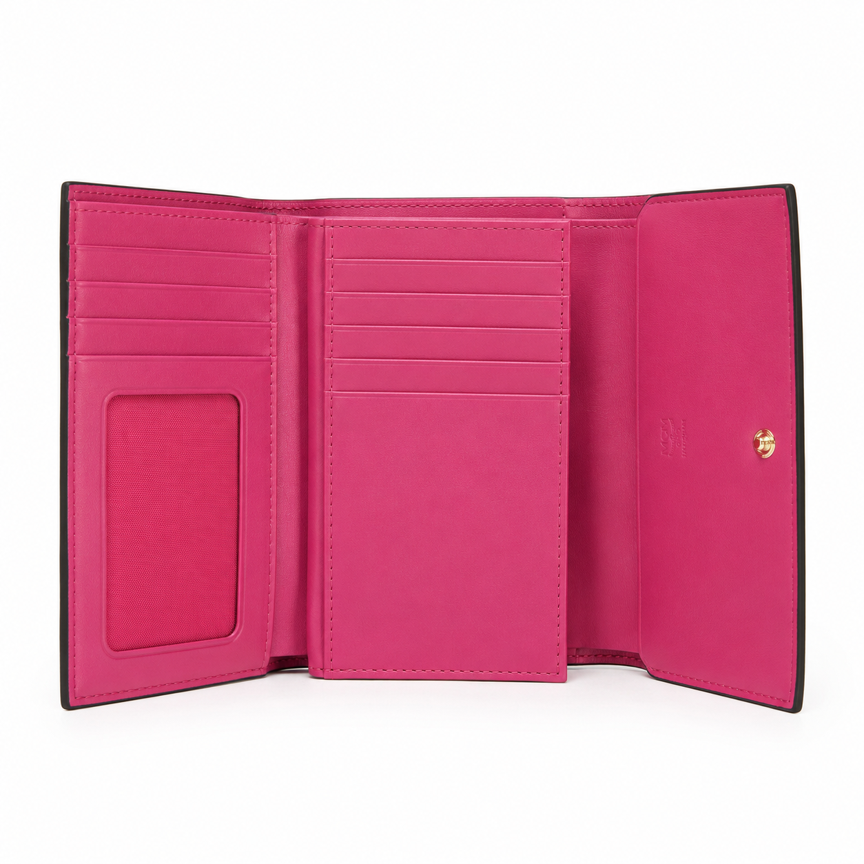 MCM Visetos Original Trifold Wallet – Cognac