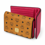 MCM Visetos Original Trifold Wallet – Cognac