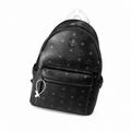 MCM Stark Series Medium Backpack (Black Knight Colorway)