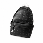 MCM Stark Series Medium Backpack (Black Knight Colorway)