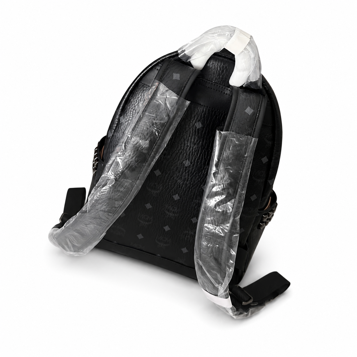 MCM Stark Series Medium Backpack (Black Knight Colorway)