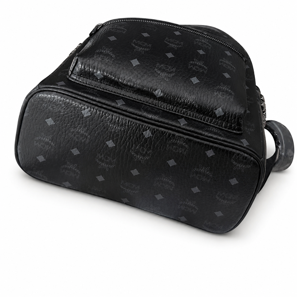MCM Stark Series Medium Backpack (Black Knight Colorway)