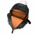 MCM Stark Series Medium Backpack (Black Knight Colorway)