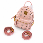 MCM Stark Series Ultra-Mini Backpack (Peach Pink)