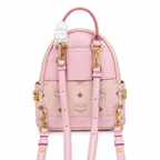 MCM Stark Series Ultra-Mini Backpack (Peach Pink)