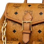 MCM Aren Mini Backpack (Cognac)