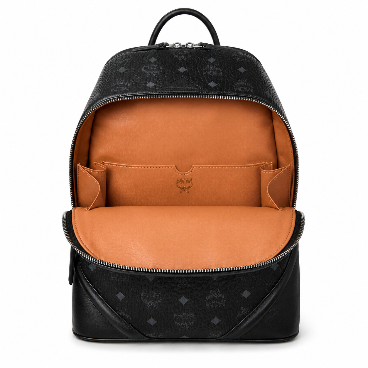 MCM Duke Visetos Series Medium Backpack (Black)MCM Duke Visetos Series Medium Backpack (Black)