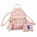 MCM Stark Series Ultra Mini Backpack (Peach Pink)