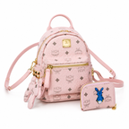 MCM Stark Series Ultra Mini Backpack (Peach Pink)