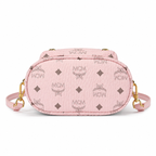 MCM Stark Series Ultra Mini Backpack (Peach Pink)