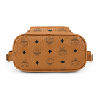 MCM Aren Visetos Series Mini Backpack (Cognac)