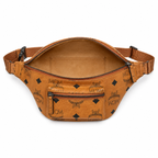 MCM Fursten Maxi Visetos Medium Waist Bag (Cognac)