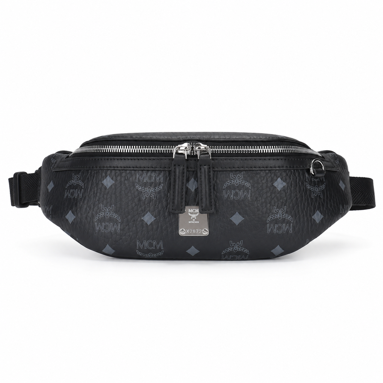 MCM Fursten Series Small Belt Bag (Black)