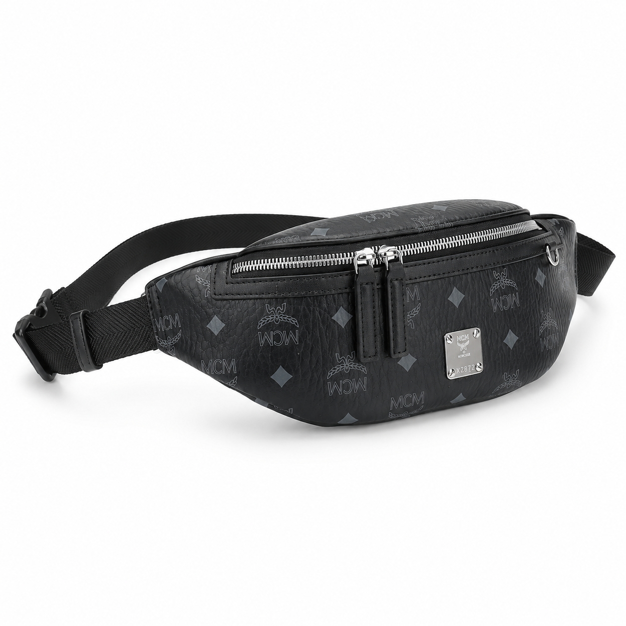 MCM Fursten Series Small Belt Bag (Black)