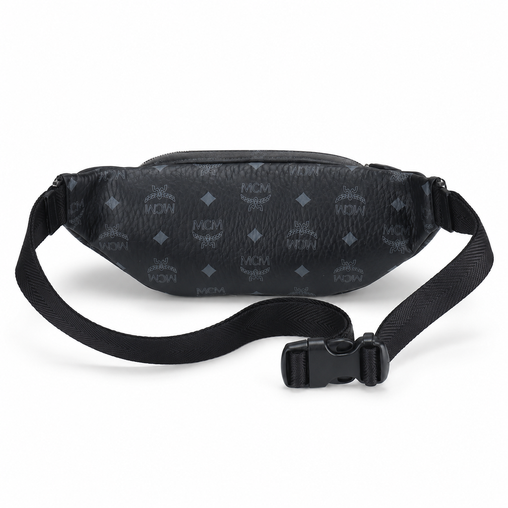 MCM Fursten Series Small Belt Bag (Black)