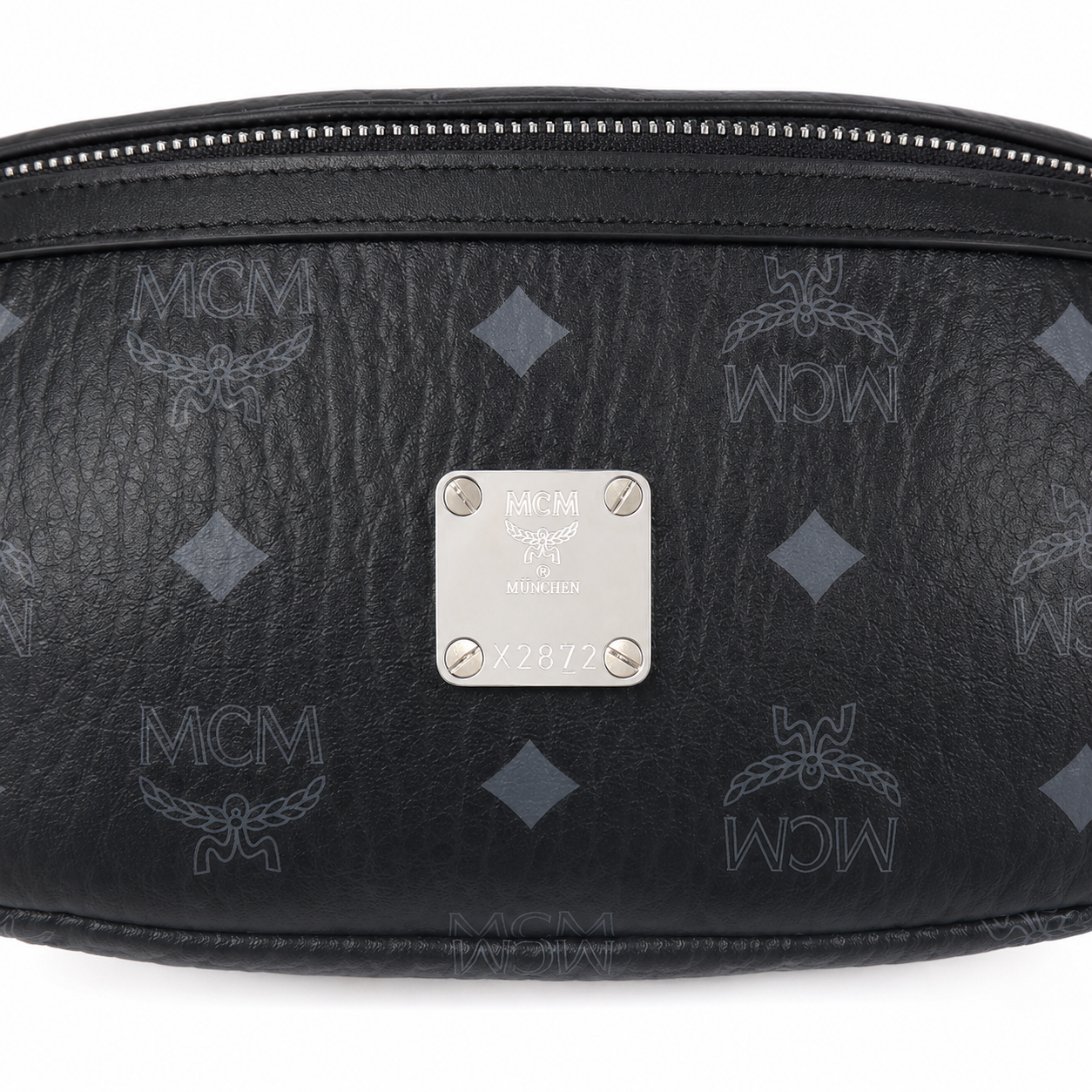 MCM Fursten Series Small Belt Bag (Black)