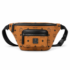 MCM Classic Monogram Waist Bag (Cognac)