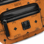 MCM Classic Monogram Waist Bag (Cognac)