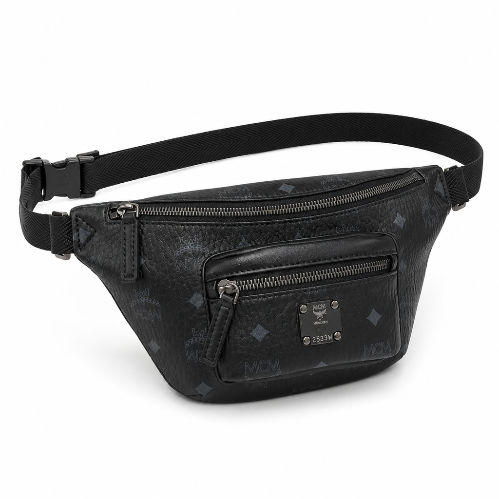 MCM Fursten Medium Waist Bag (Black)