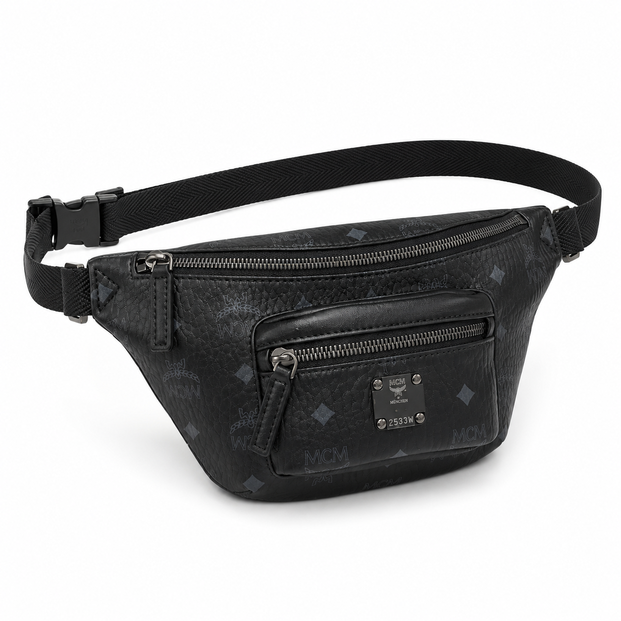 MCM Fursten Medium Waist Bag (Black)