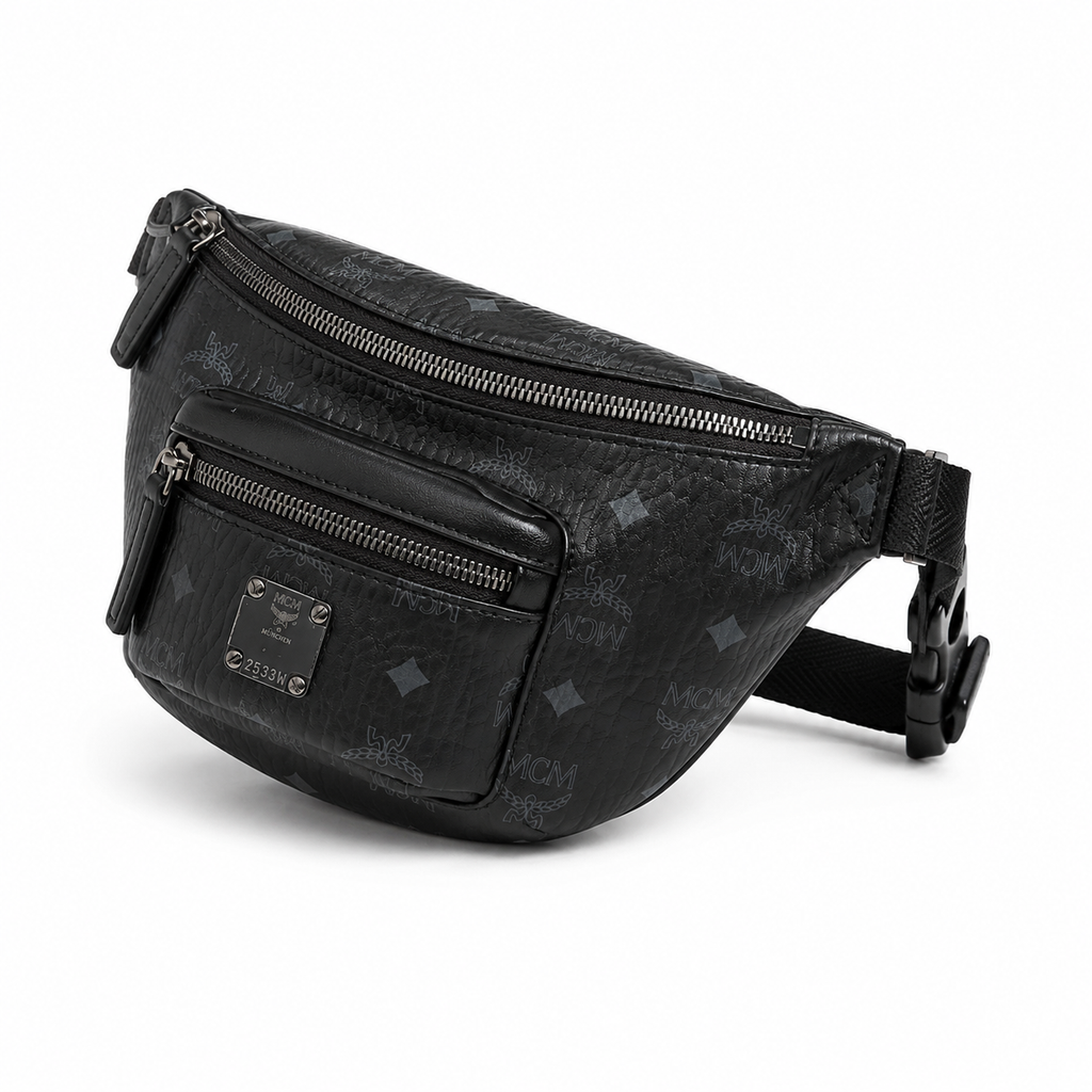 MCM Fursten Medium Waist Bag (Black)