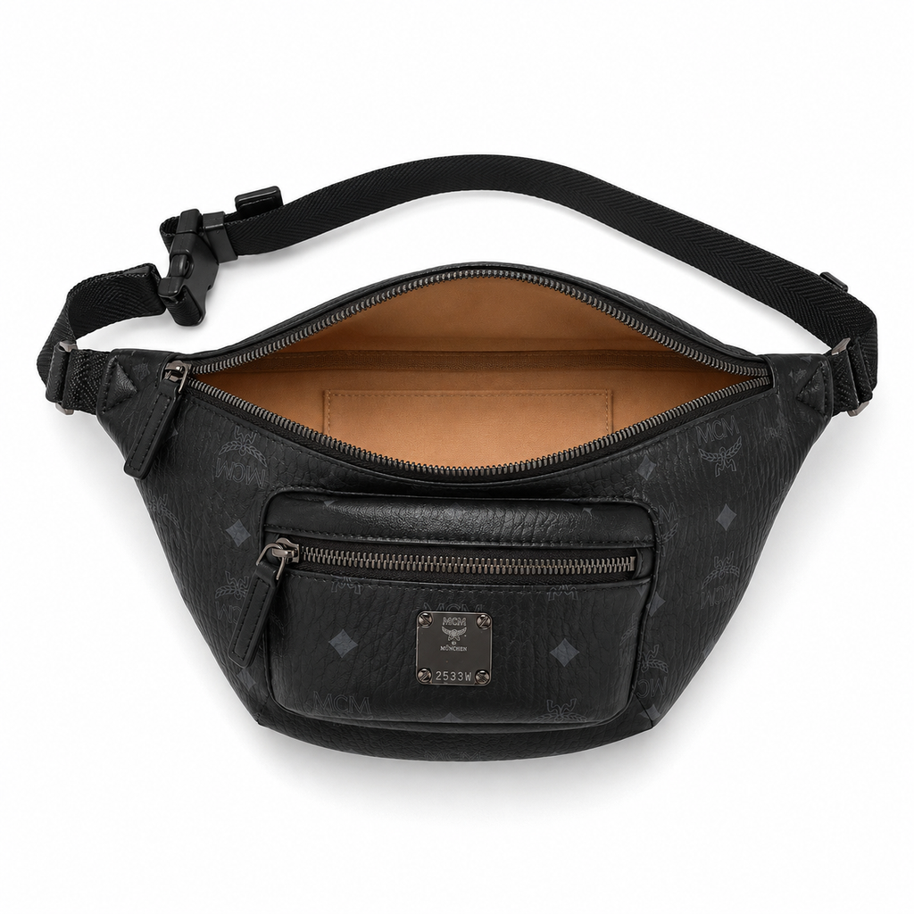 MCM Fursten Medium Waist Bag (Black)