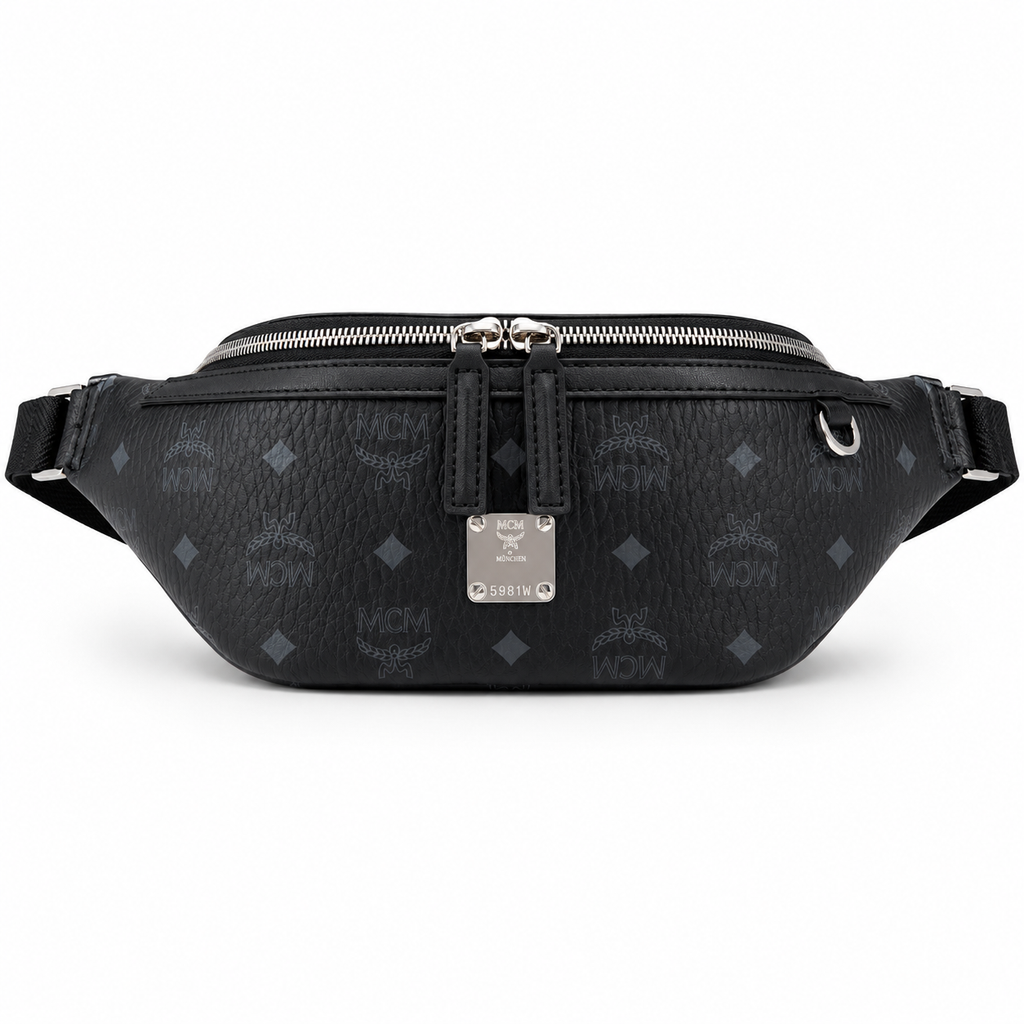 MCM Fursten Medium Belt Bag (Black)