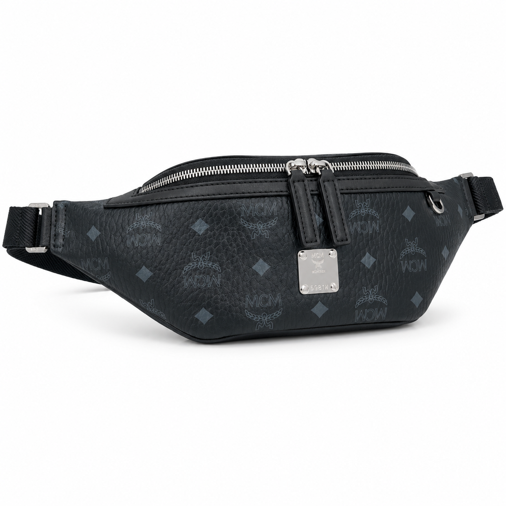 MCM Fursten Medium Belt Bag (Black)