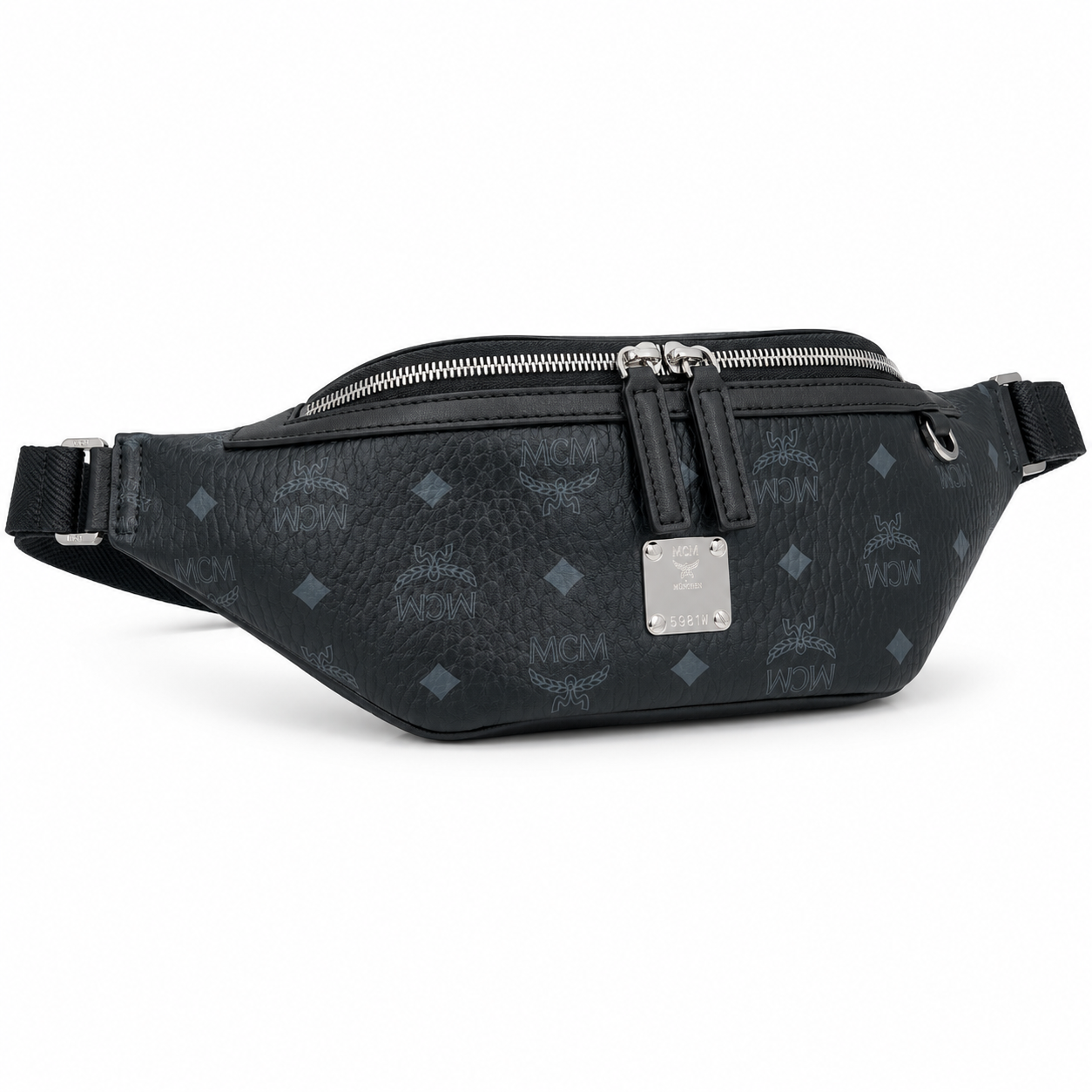 MCM Fursten Medium Belt Bag (Black)