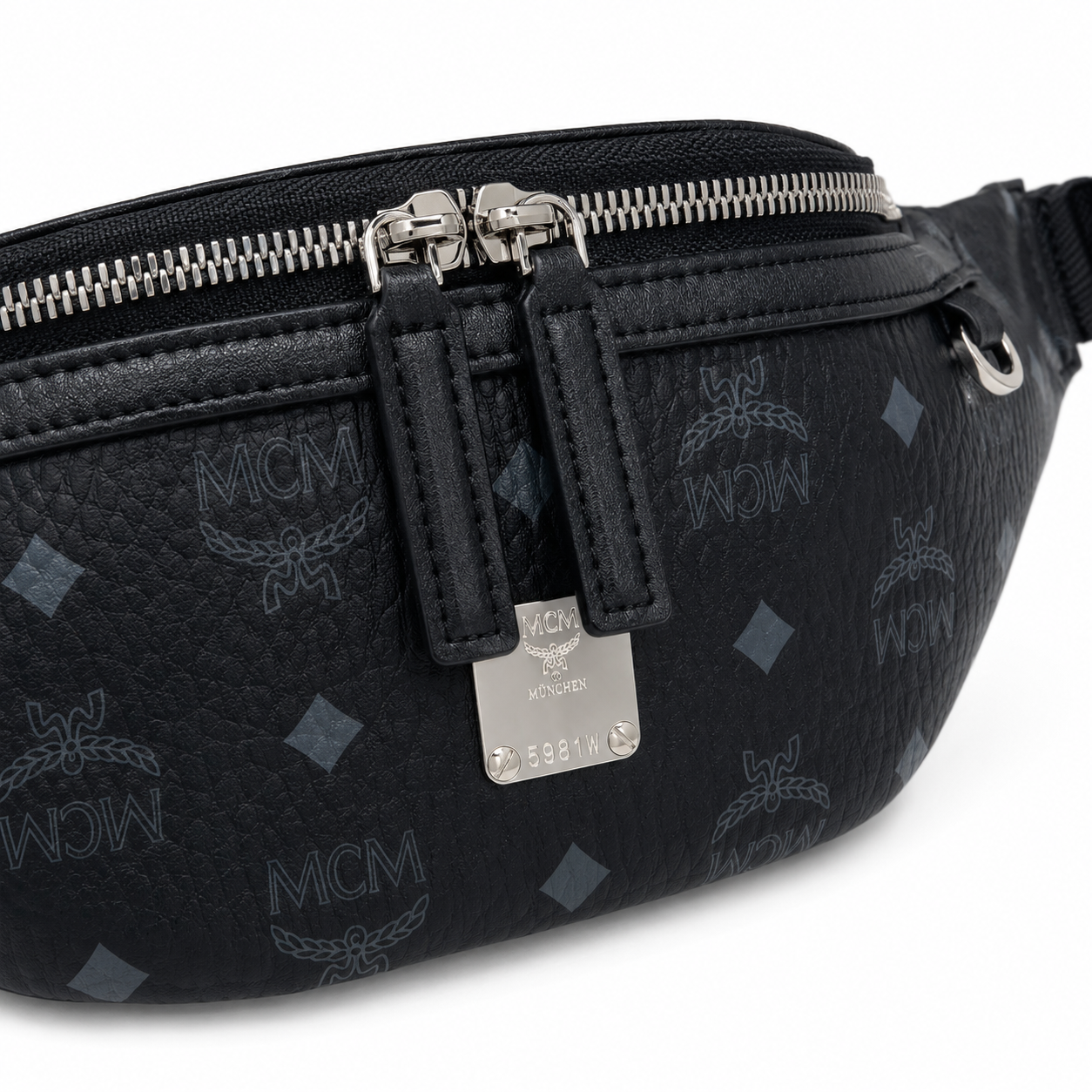 MCM Fursten Medium Belt Bag (Black)