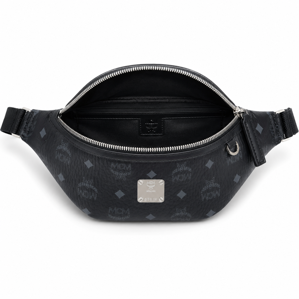 MCM Fursten Medium Belt Bag (Black)