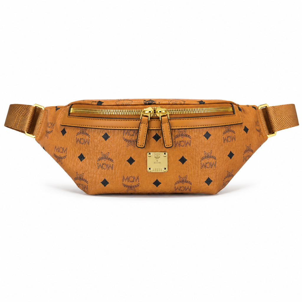 MCM Fursten Medium Belt Bag (Cognac)