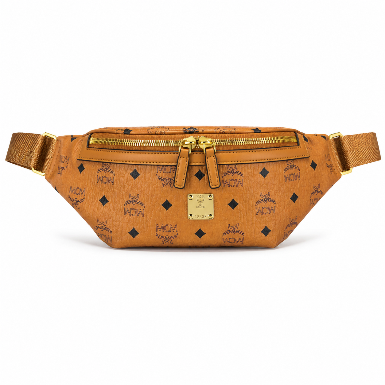 MCM Fursten Medium Belt Bag (Cognac)