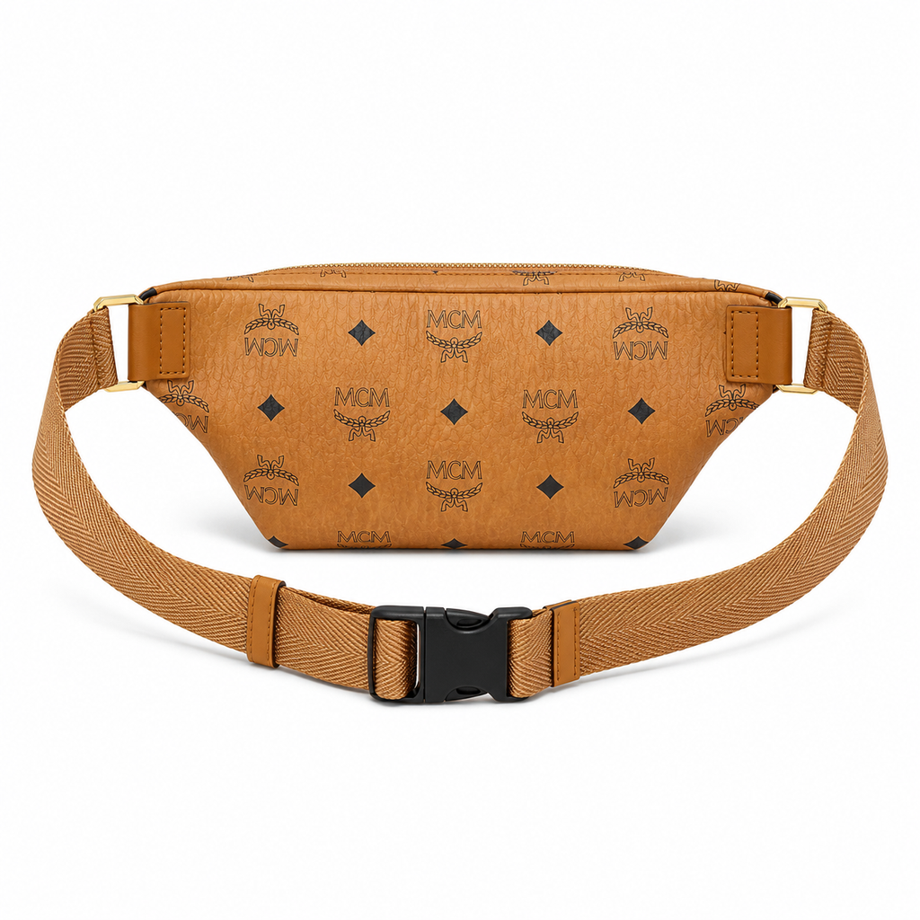 MCM Fursten Medium Belt Bag (Cognac)