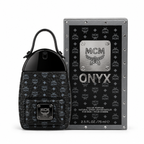 MCM ONYX Eau de Parfum Spray 75ml – Woody Spicy Men's Perfume in Black Leather Backpack Bottle