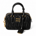 Miu Miu Arcadie Quilted Bowling Bag