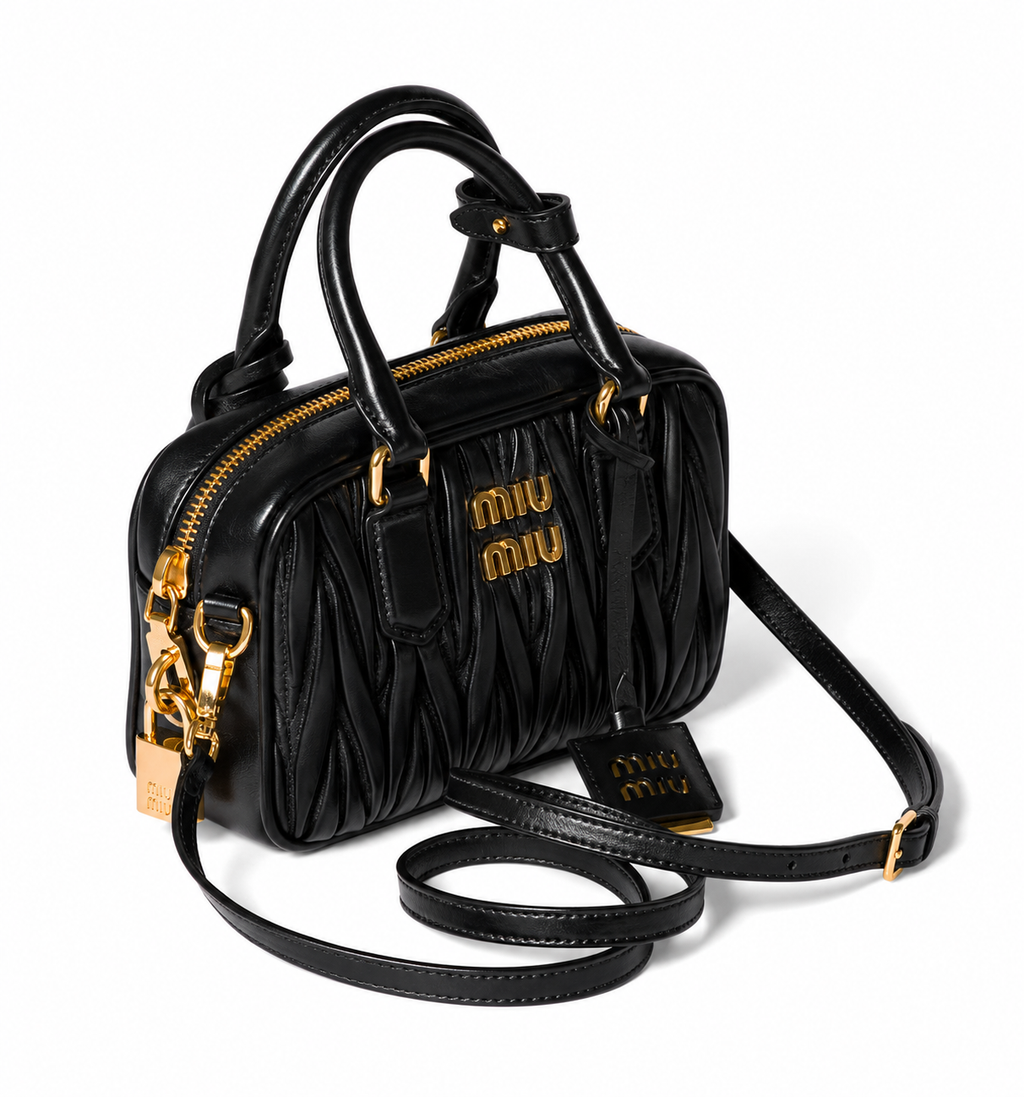 Miu Miu Arcadie Quilted Bowling Bag