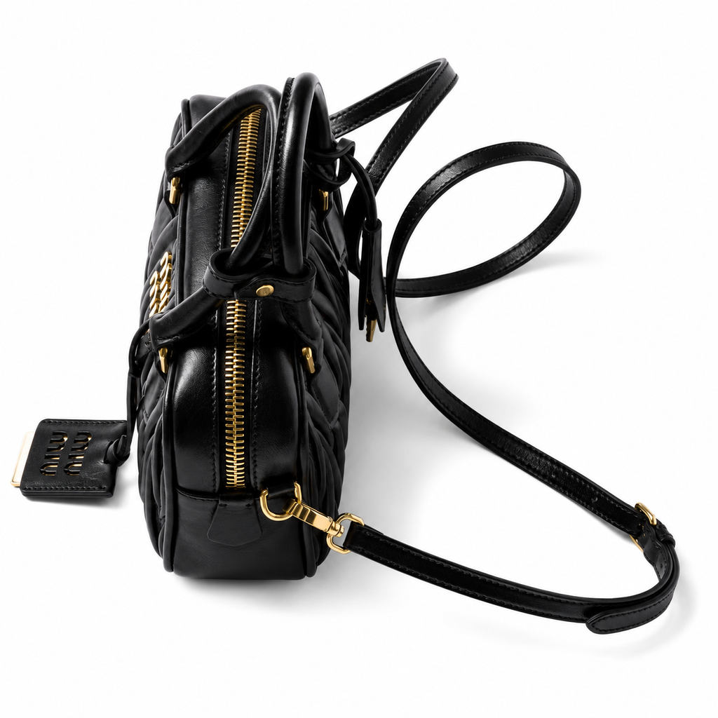 Miu Miu Arcadie Quilted Bowling Bag